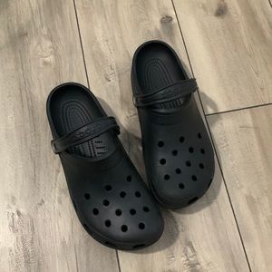 Black Crocs